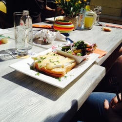 't Kouterhof - Croque kouterhof met brie en zalm