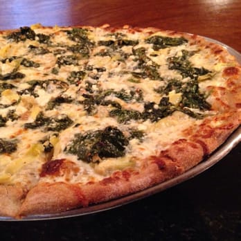Harry's Bishops Corner Pizza Napoletana - Garlicky spinach seasonal pie.. Delicious. - Pizza Near Me - West Hartford, Connecticut