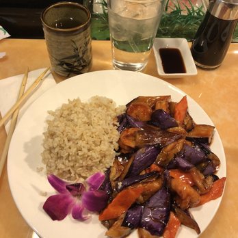 Asian Bistro - a plate of stir fried vegetables and rice - Chinese Near Me - New Market, Maryland