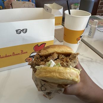 Chicken Bun Bun - 1. Crispy Chicken On Bun Combo - Chicken Wings Near Me - Alhambra, California Chicken Bun Bun - 1. Crispy Chicken On Bun Combo - Chicken Wings Near Me - Alhambra, California