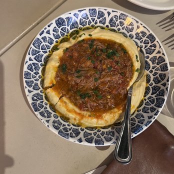 Aba - Spicy Lamb Ragu Hummus - Mediterranean Near Me - Austin, Texas