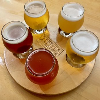 Ventura Coast Brewing - Flight! - Breweries Near Me - Ventura, California