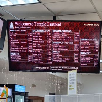 Ganesh Temple Canteen - Menu - Indian Near Me - Flushing, New York Ganesh Temple Canteen - Menu - Indian Near Me - Flushing, New York