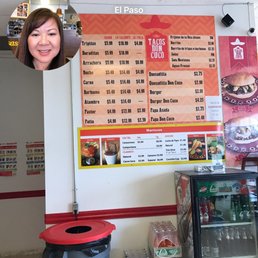 Menu is minimal and easy  to read