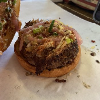 Neon Pig - Blue canoe burger - Butcher Near Me - Tupelo, Mississippi