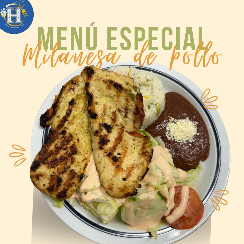 La H Comida Hondureña Logo