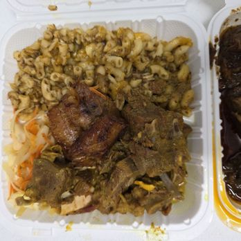 Grand Mango Caribbean Restaurant - Goat curry, plantains, veg, jerk mac and cheese - Caribbean Near Me - Central Valley, New York Grand Mango Caribbean Restaurant - Goat curry, plantains, veg, jerk mac and cheese - Caribbean Near Me - Central Valley, New York
