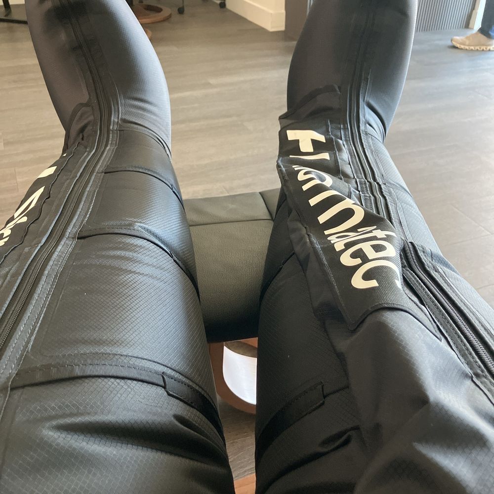Normatec leg compression