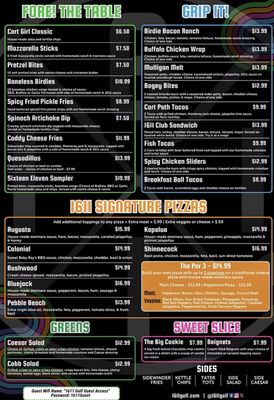 Menu photo 2 1611 Golf Club Burleson, TX Menu photo 2 1611 Golf Club Burleson, TX