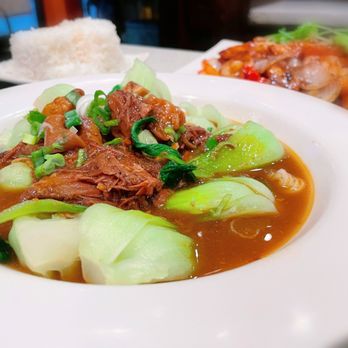 Venus Cafe - Beef Brisket with Vegetables in Chu Hou Sauce. - Hong Kong Style Cafe Near Me - San Francisco, California Venus Cafe - Beef Brisket with Vegetables in Chu Hou Sauce. - Hong Kong Style Cafe Near Me - San Francisco, California