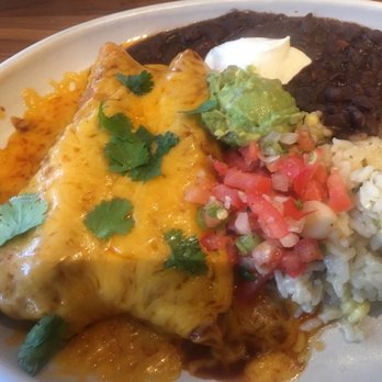 Blanco Cocina + Cantina - Machaca enchiladas with black beans and yummy rice. - Tacos Near Me - Phoenix, Arizona Blanco Cocina + Cantina - Machaca enchiladas with black beans and yummy rice. - Tacos Near Me - Phoenix, Arizona