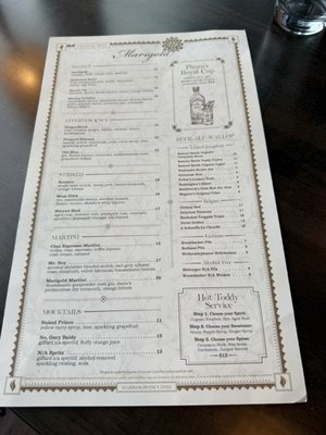Menu photo 8 Marigold Cincinnati, OH