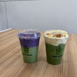 ube matcha & banana matcha