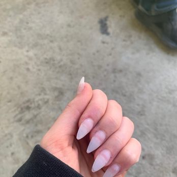 New Yorks Spa and Nail Salon - This is what I left with. They aren't terrible. But they hurt really bad getting them - Nail Salons Near Me - Olean, New York