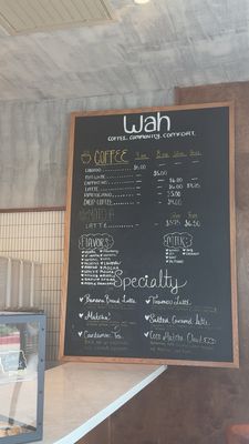 Menu photo 1 Wah Coffee Houston, TX Menu photo 1 Wah Coffee Houston, TX