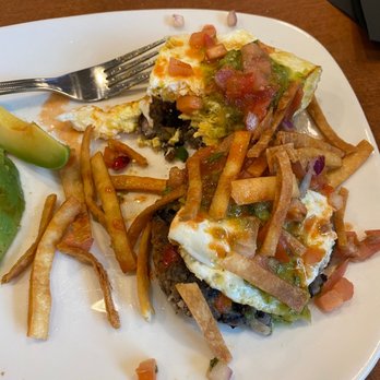 Sun Up Cafe - Huevos Rancheros with black bean patties. - American Near Me - Mooresville, North Carolina Sun Up Cafe - Huevos Rancheros with black bean patties. - American Near Me - Mooresville, North Carolina