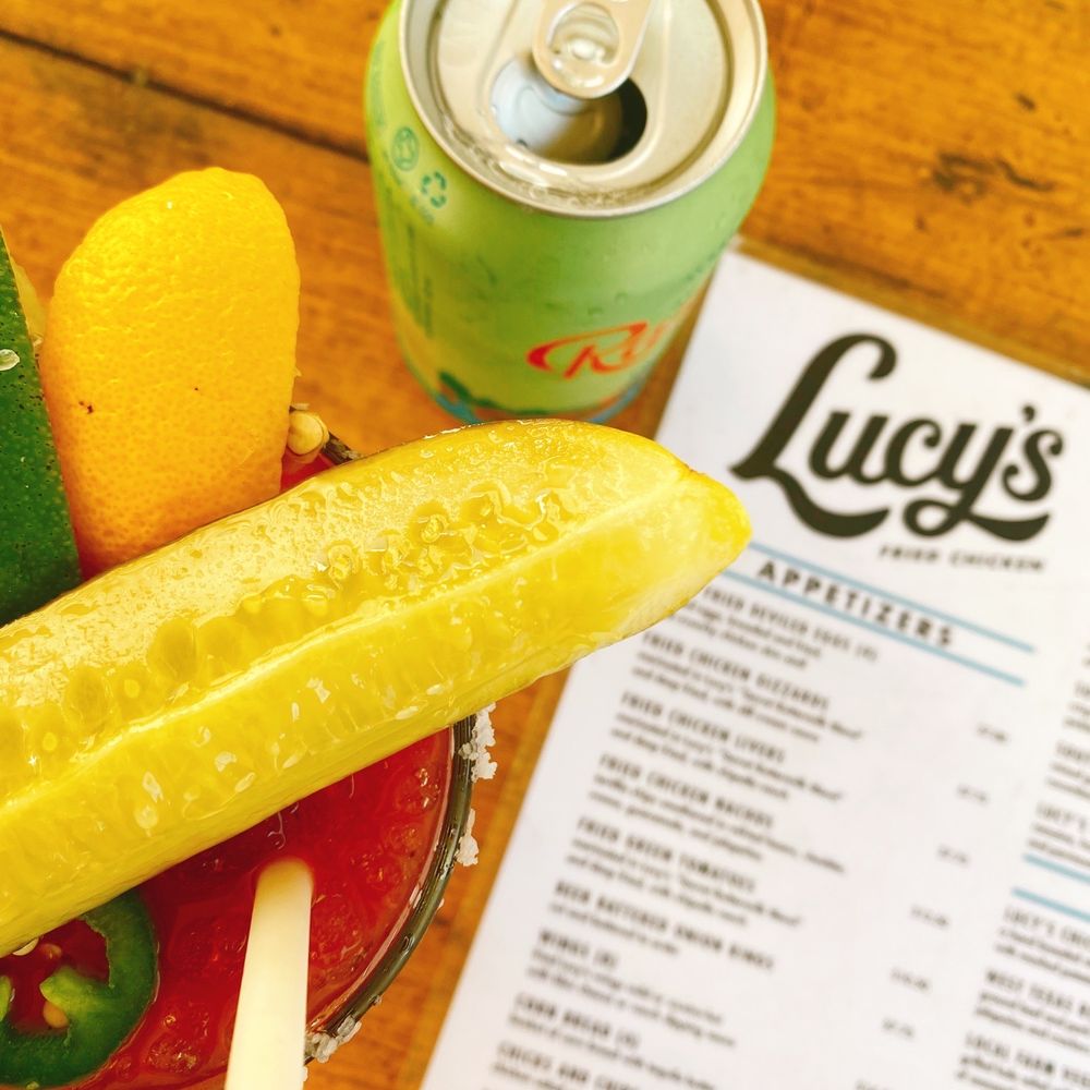 Lucy's Fried Chicken - Bloody Mary - New American Near Me - Austin, Texas Lucy's Fried Chicken - Bloody Mary - New American Near Me - Austin, Texas