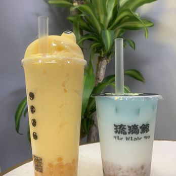 The Whale Tea - Mango slush and whale drink - Bubble Tea Near Me - Yorktown, Virginia