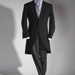 New Couture - One of our custom men's wedding suits. In this case, a very formal jacket.