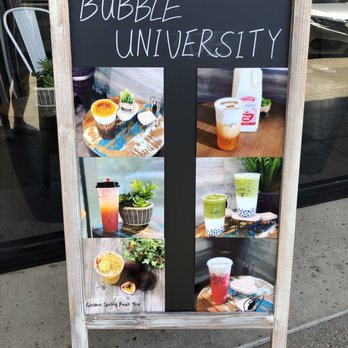 Bubble University - The sign in front of the store. - Bubble Tea Near Me - Roseville, California