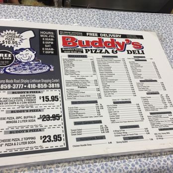 Buddy’s Pizza and Deli - menu - Pizza Near Me - Linthicum Heights, Maryland Buddy’s Pizza and Deli - menu - Pizza Near Me - Linthicum Heights, Maryland