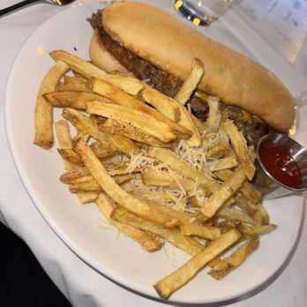 Federal American Grill - Classic Philly Cheesesteak Sandwich - New American Near Me - Houston, Texas