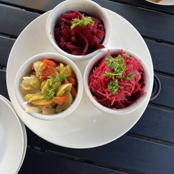 Polska Chata - three pickled salads - Polish Near Me - Irondequoit, New York Polska Chata - three pickled salads - Polish Near Me - Irondequoit, New York
