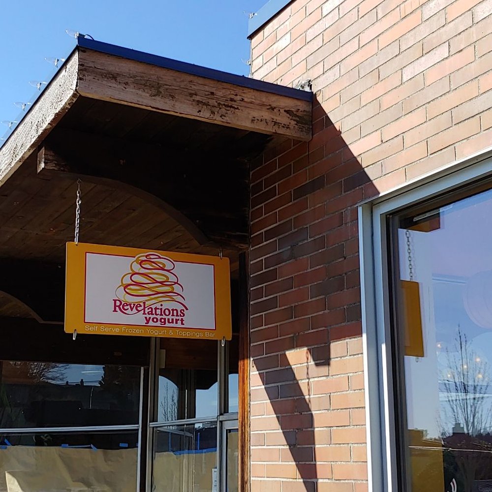Revelations Yogurt - the outside of a restaurant - Ice Cream & Frozen Yogurt Near Me - Edmonds, Washington Revelations Yogurt - the outside of a restaurant - Ice Cream & Frozen Yogurt Near Me - Edmonds, Washington