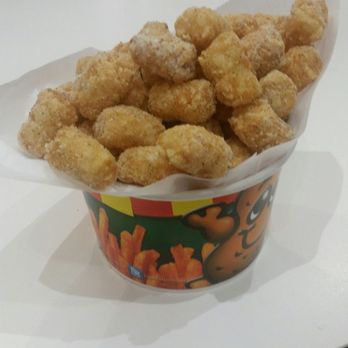Potato Corner - Giga (large size) tater tots with sour cream and onion seasoning - Fast Food Near Me - Santa Clara, California
