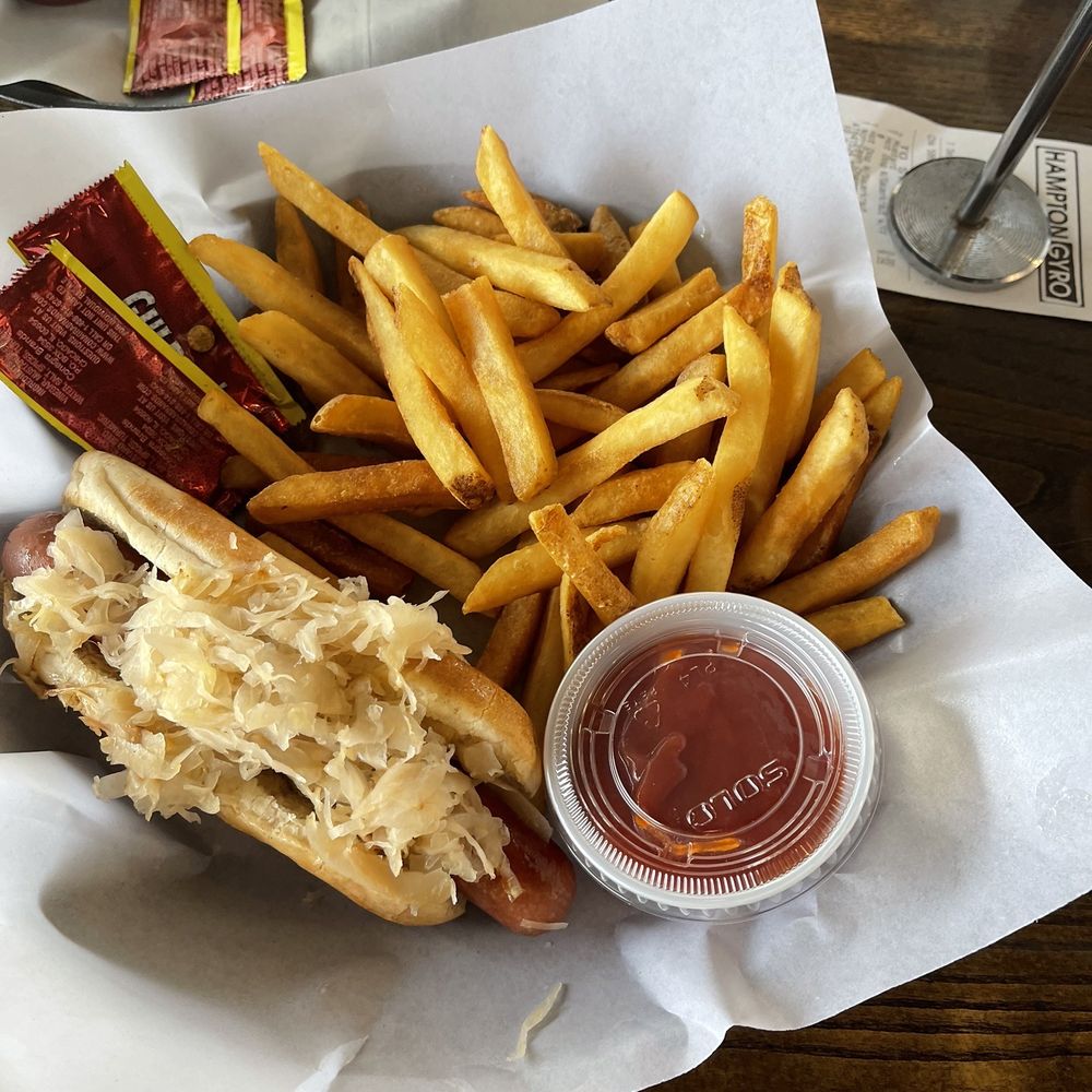 Hot Dog with fries Hot Dog with fries