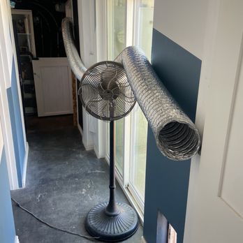 Semper Fi Heating and Cooling - Homeowner solution for no ductwork being installed was to pipe air through a hallway, and borrow fans. - Heating & Air Conditioning/HVAC Near Me - Phoenix, Arizona Semper Fi Heating and Cooling - Homeowner solution for no ductwork being installed was to pipe air through a hallway, and borrow fans. - Heating & Air Conditioning/HVAC Near Me - Phoenix, Arizona
