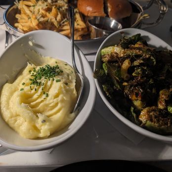 LB Steak - Mashed potatoes and brussel sprouts side dishes - Steakhouses Near Me - San Jose, California