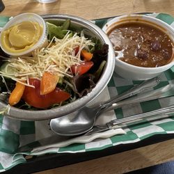 Sweet & Savory Bakery & Deli - Chili & Salad Basket