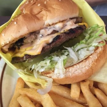 Angelos 2 - 1/2 Lb Double Hamburger w/Cheese added - Burgers Near Me - Garden Grove, California
