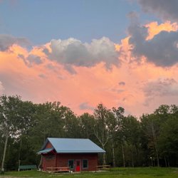 Elk River Camp & RV Park - Beautiful night at the campground. Building is up coming bath house and laundry facilities.