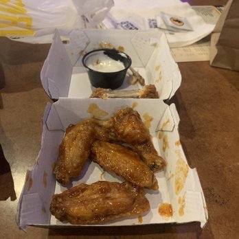 Buffalo Wild Wings - BWW is serving wing stop sizes wings now?! WTH - Chicken Wings Near Me - Highland Village, Texas Buffalo Wild Wings - BWW is serving wing stop sizes wings now?! WTH - Chicken Wings Near Me - Highland Village, Texas