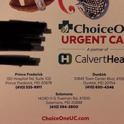 ChoiceOne Urgent Care - Prince Frederick