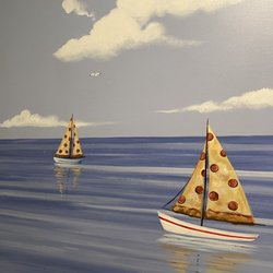 Chatty's Pizzeria - Mural