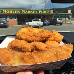 Mohler Co-Op Store - Their tenders are crispy and the JoJos are huuuge!