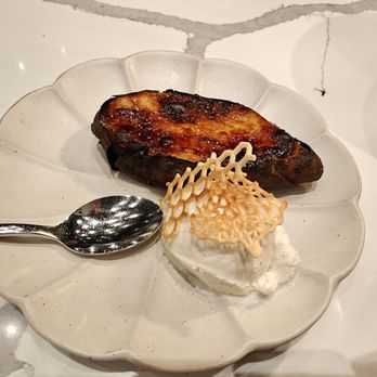 Nari - Sweet potato brulee with vanilla ice cream - Korean Near Me - New York, New York Nari - Sweet potato brulee with vanilla ice cream - Korean Near Me - New York, New York