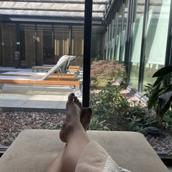 Spa Ssakwa'q'n - Inside lounge looking out to the hot spa