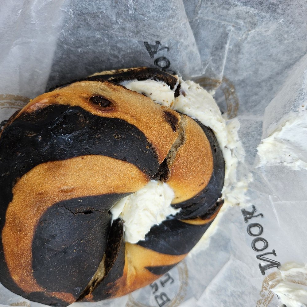 The Bagel Nook - Summerlin - Oreo bagel with canolli cream cheese - Breakfast & Brunch Near Me - Las Vegas, Nevada