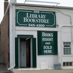 Library Bookstore - Rear entrance with free, small lot parking; access from W. Troy Street