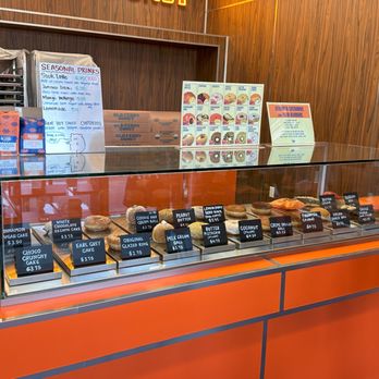 Old Ferry Donut - A close-up image of the display case. - Donuts Near Me - Torrance, California Old Ferry Donut - A close-up image of the display case. - Donuts Near Me - Torrance, California