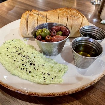 Jackalope's Bar and Grill - Sweet Pea Dip with Baguette - American Near Me - Fish Camp, California Jackalope's Bar and Grill - Sweet Pea Dip with Baguette - American Near Me - Fish Camp, California