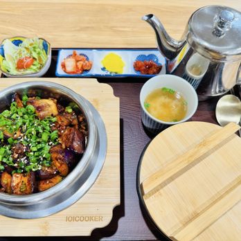 Damsot - Spicy Eggplant with Pork - Korean Near Me - Los Angeles, California Damsot - Spicy Eggplant with Pork - Korean Near Me - Los Angeles, California