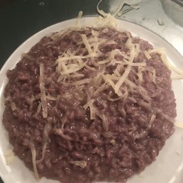 Red wine and cheese risotto