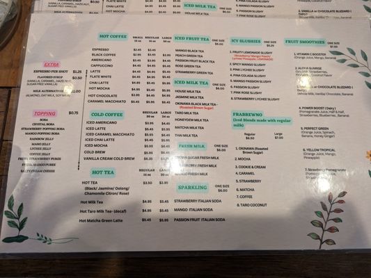 Menu photo 6 Brew Coffee Redwood City, CA