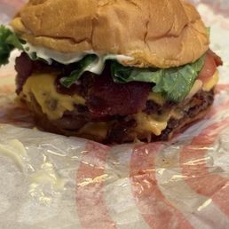 Bacon Double Smash Burger