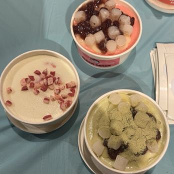 Kenny Boy Ice Cream - Top: Straw Dango Left: Peppermint Krunch Bottom Right: Matcha Dango - Pop-up Shops Near Me Kenny Boy Ice Cream - Top: Straw Dango Left: Peppermint Krunch Bottom Right: Matcha Dango - Pop-up Shops Near Me